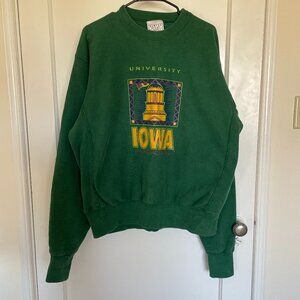 Vintage University of Iowa Crewneck Sweater
